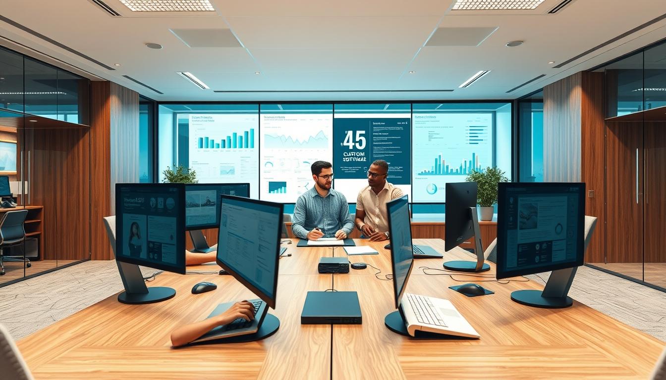 Custom software development for business operations